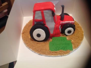 Tractor cake