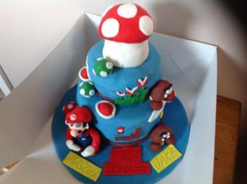 Super Mario cake