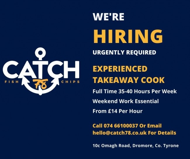 Experienced Take Away Cook required