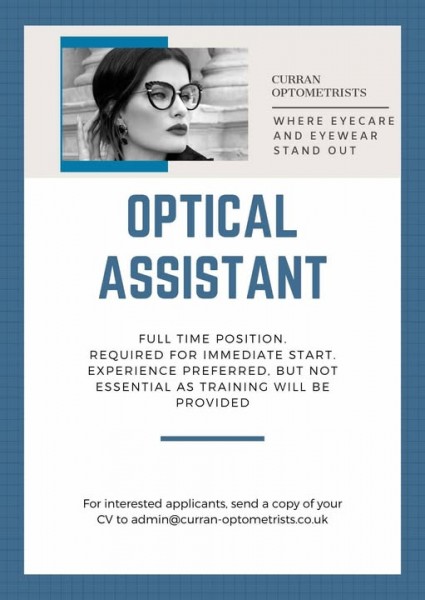🤓  CURRAN OPTOMETRISTS ARE RECRUITING...