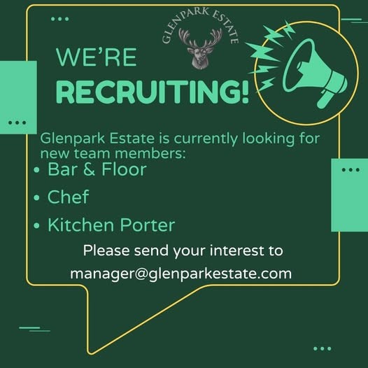 Glenpark Estate are hiring ....