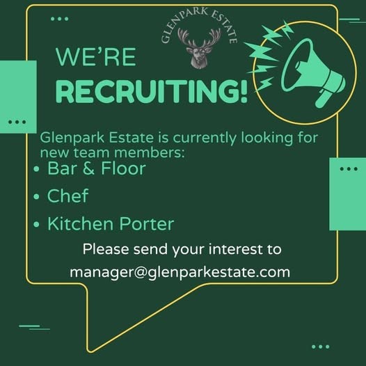 🌿 We’re Hiring at Glenpark Estate!