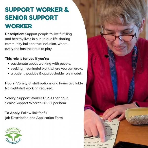 Support Workers and Senior Support Workers