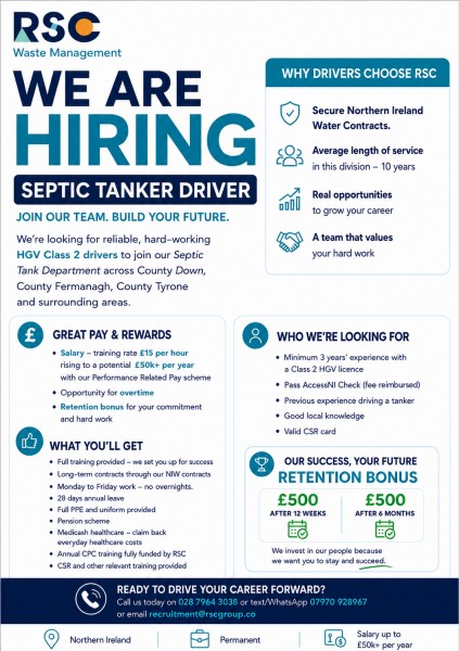 SEPTIC TANKER DRIVER
