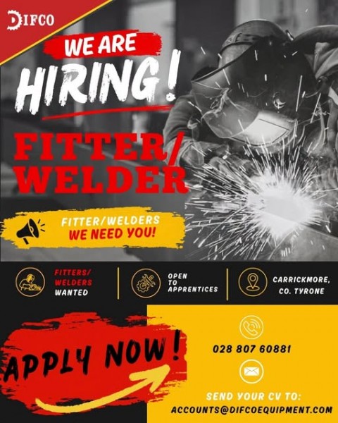 WE’RE HIRING – FITTER / WELDER