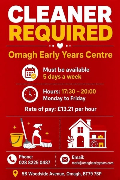 Cleaner required