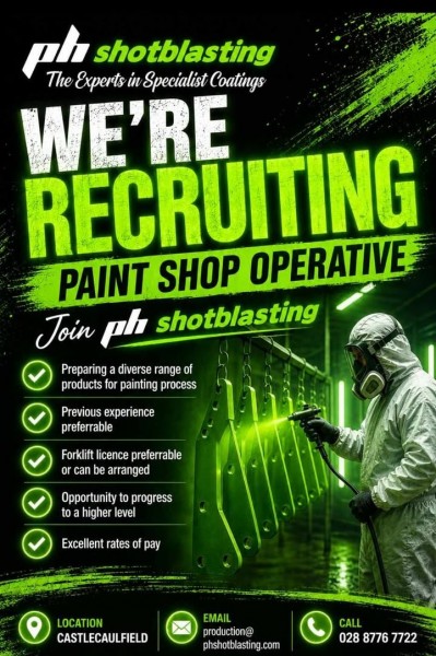  PAINT SHOP OPERATIVE REQUIRED FOR PH BLASTING ..